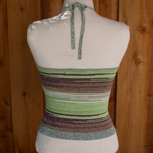 Veronica Beard Velza Knit Green Multi Halter Size XS - Picture 9 of 16